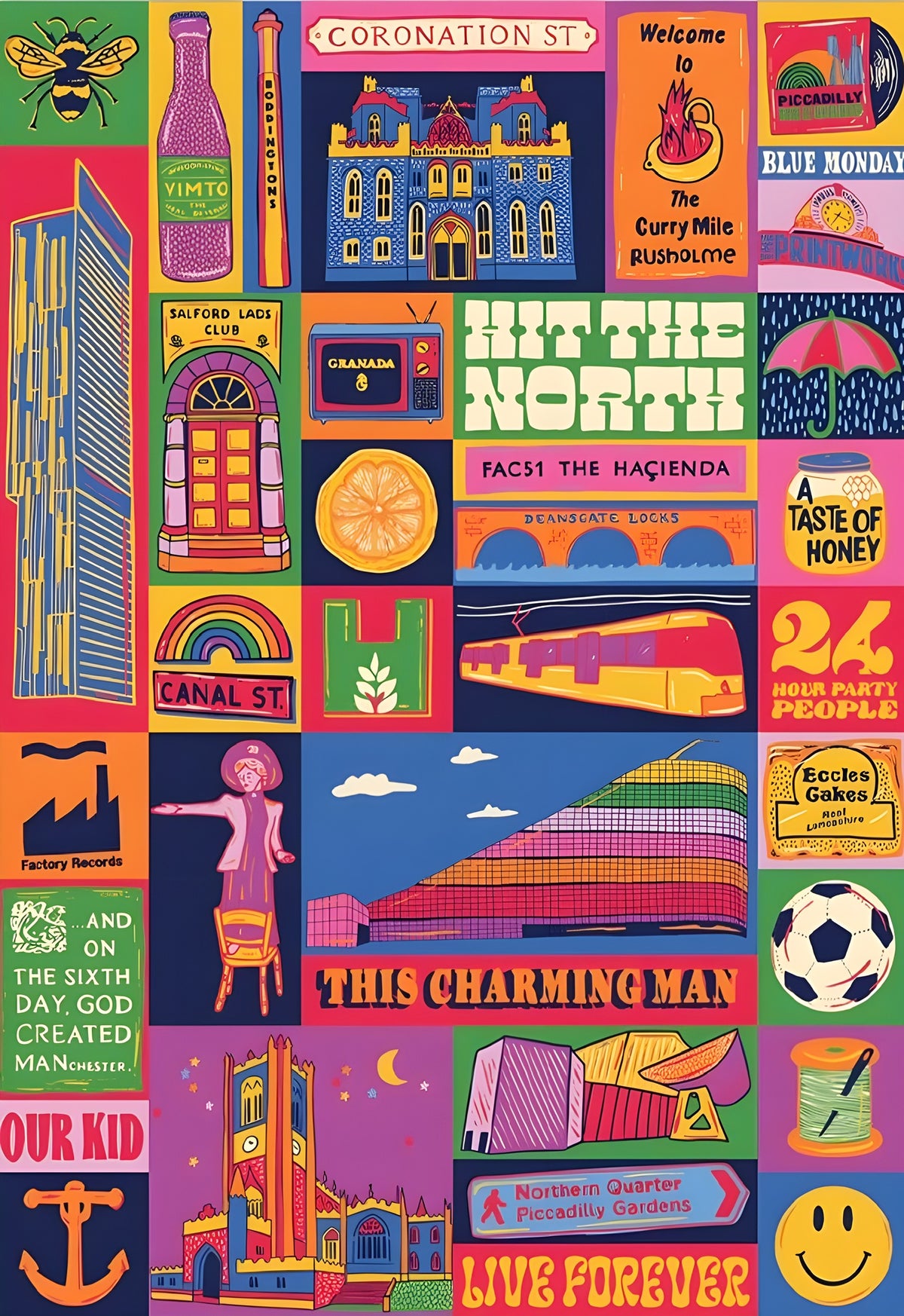 Manchester A6 Print / Art Card *