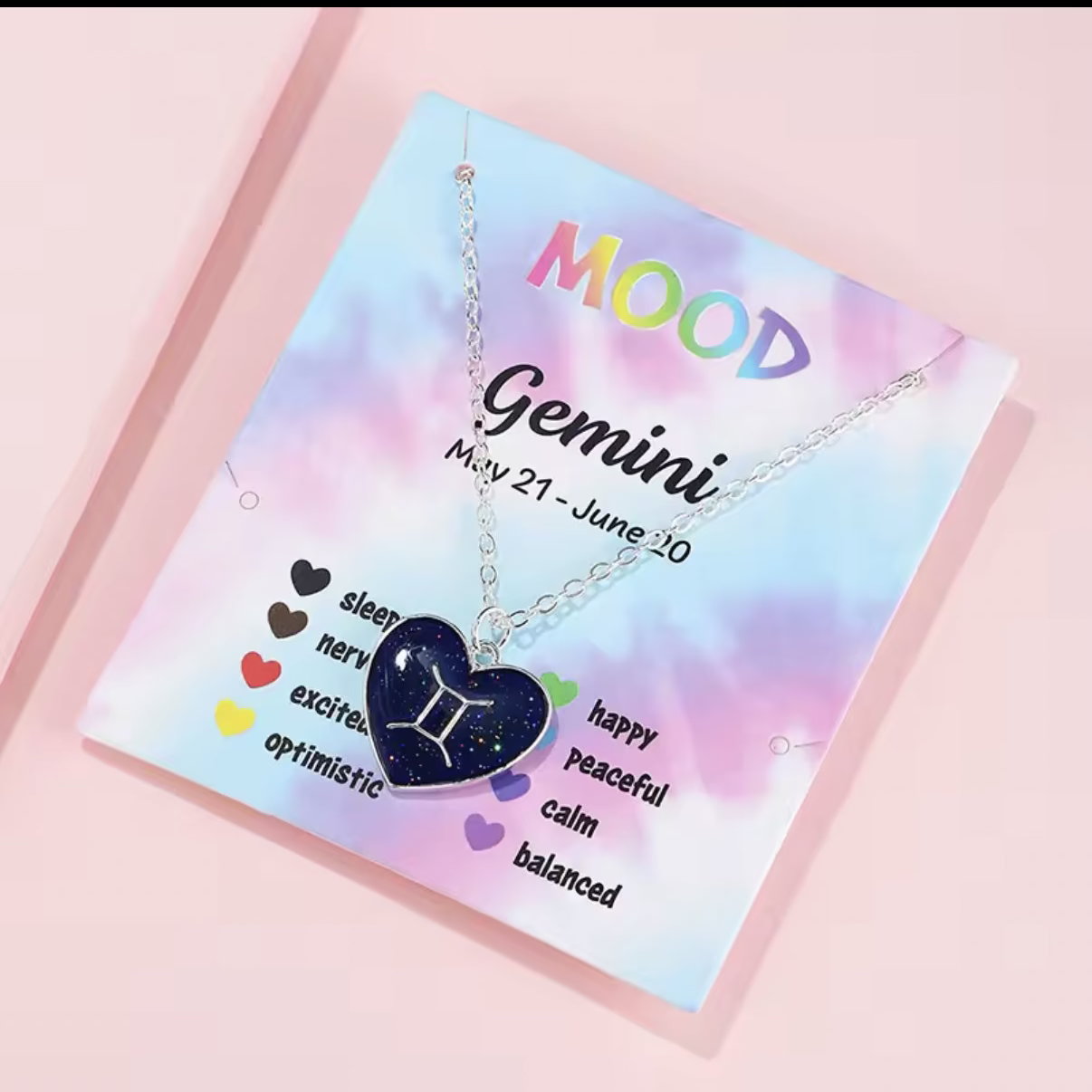 Zodiac Mood Necklace – Zodiac Star Sign & Constellation Pendant