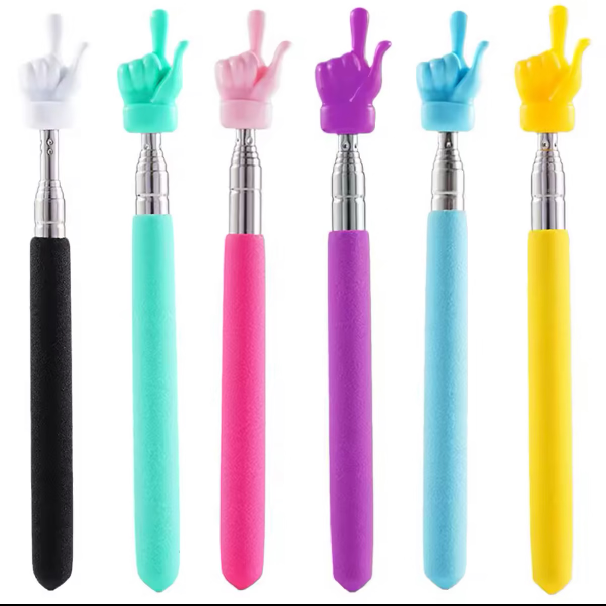 Pointer – Extendable Stainless Steel Hand Pointer (Random Colour)