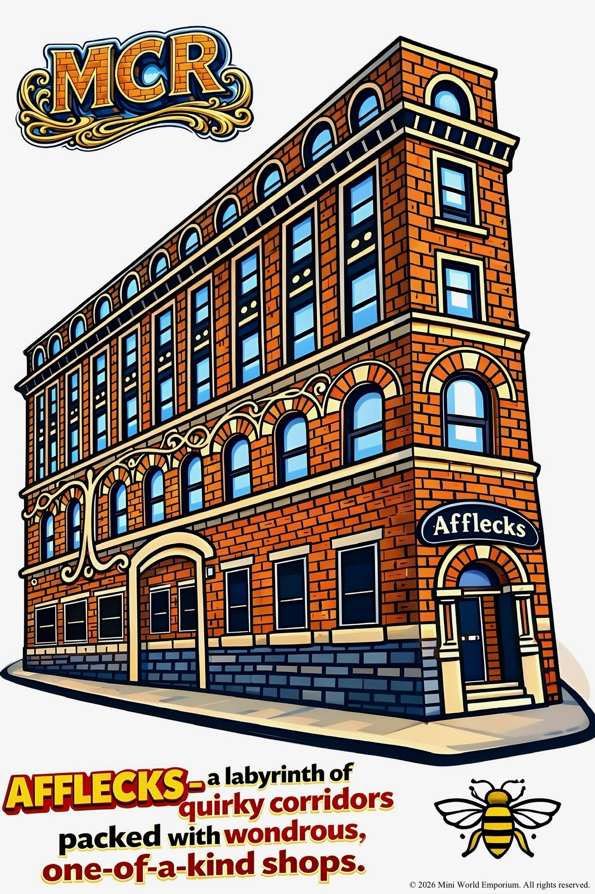 Manchester A6 Print / Art Card *
