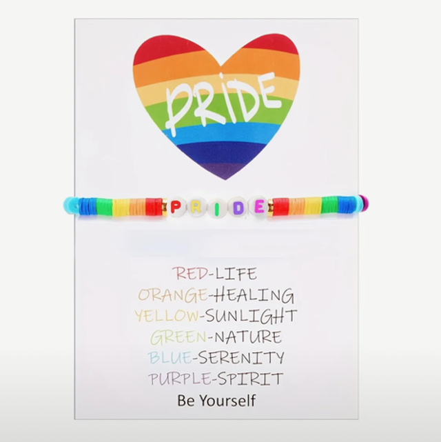 Pride Rainbow Meaning Bracelet *