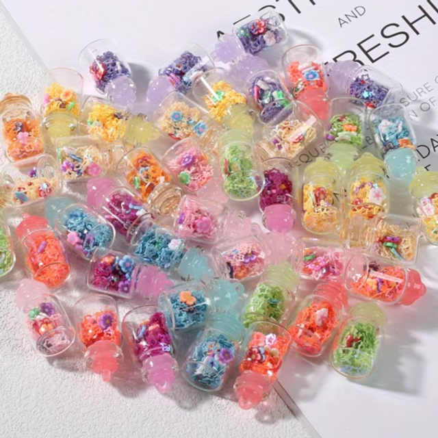 Star Bottle Pendent Mini Glass *