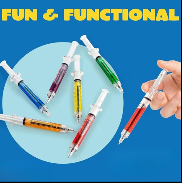 Syringe Pen / Highlighter Novelty *