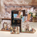 DIY fairy tale castle bookends pair kit with pen holder