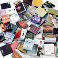 Pack of 20 mini novels, assorted book covers in a mixed pile